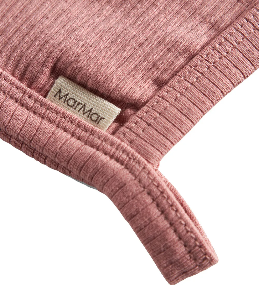 MarMar Babyhjelme*Babyhjelm - Rib - Modal - Rose Parfait