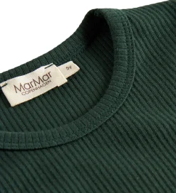 MarMar Juletøj*Bluse - Rib/Modal - Dark Leaf