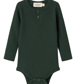 Juletøj|Bodyer-MarMar Body l/æ - Rib/Modal - Dark Leaf