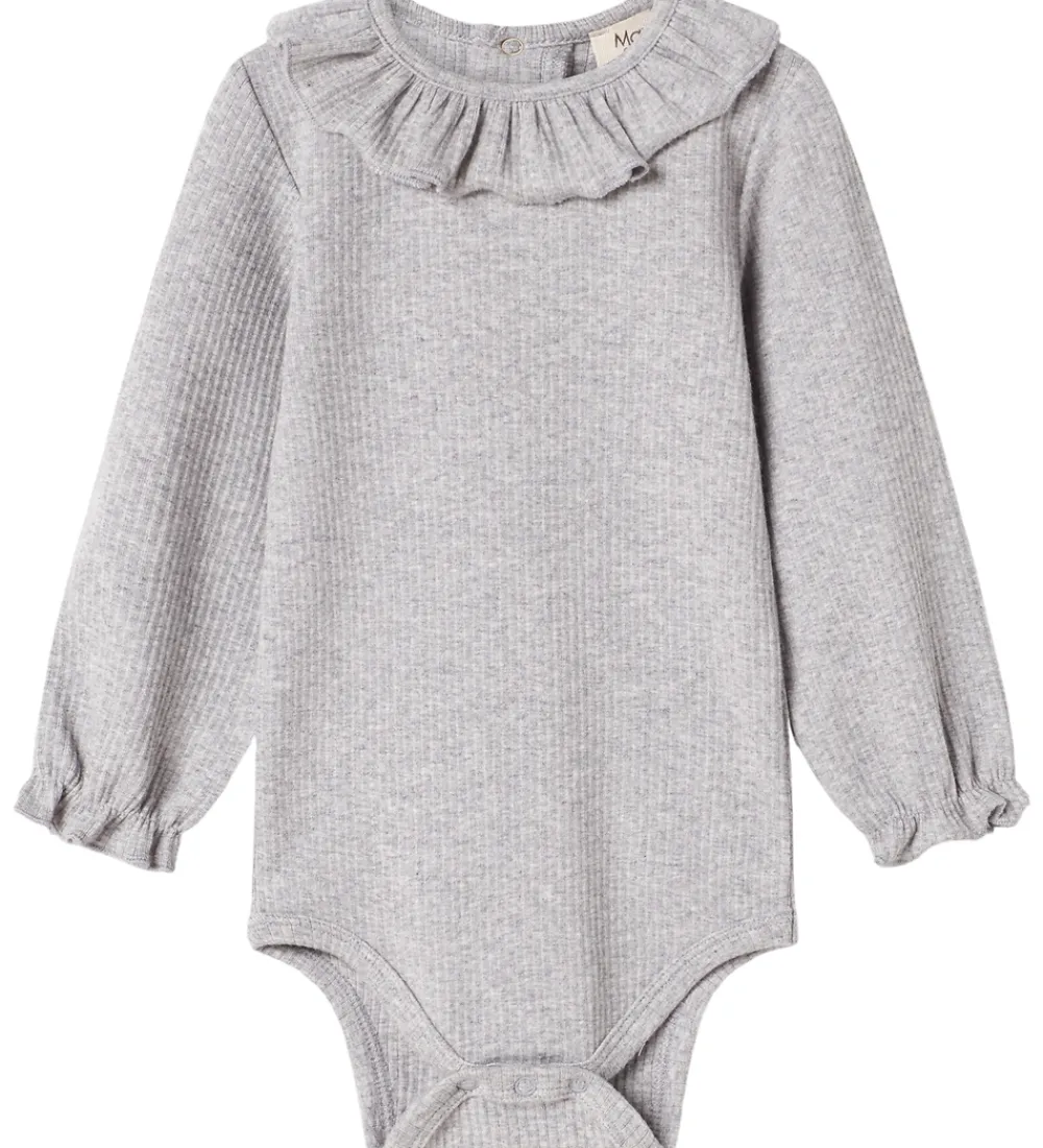 MarMar Bodyer*Body l/æ - Rib/Modal - Brandine - Light Grey Melange