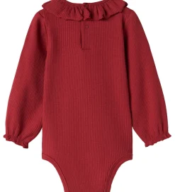 MarMar Juletøj|Bodyer*Body l/æ - Rib/Modal - Brandine - Hibiscus Red