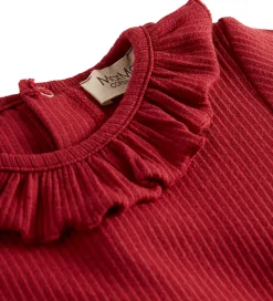 MarMar Juletøj|Bodyer*Body l/æ - Rib/Modal - Brandine - Hibiscus Red