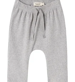 MarMar Bukser Og Jeans*Bukser - Rib/Modal - Pico - Light Grey Melange