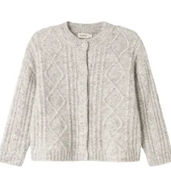 Striktrøjer-MarMar Cardigan - Uld - Morning Dew Mel.ange
