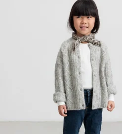 Striktrøjer-MarMar Cardigan - Uld - Morning Dew Mel.ange