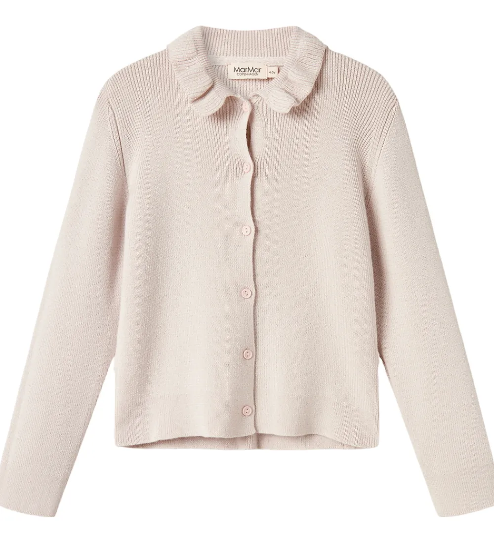 MarMar Striktrøjer*Cardigan - Uld/Bomuld - Tilda - Vanilla