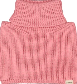 Tørklæder|Halsedisser-MarMar Halsedisse - Uld/Bomuld - Rib - Strik - Arni - Raspberry
