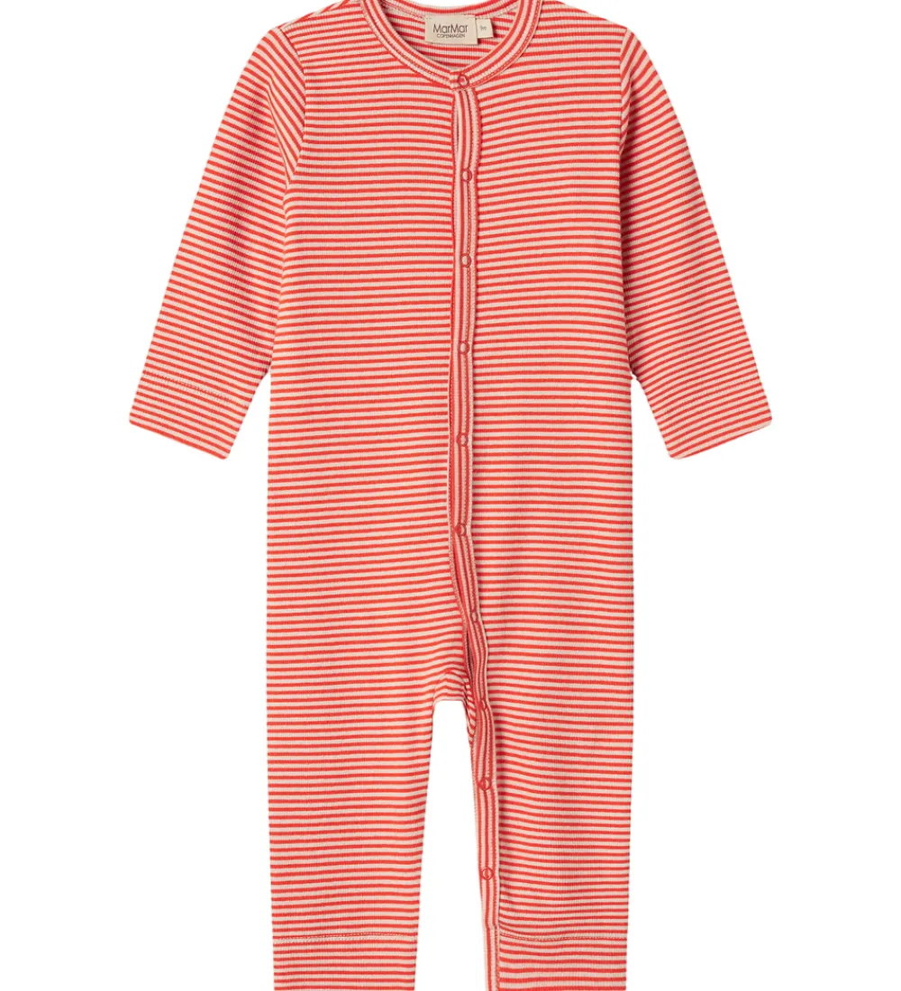 Heldragter-MarMar Heldragt - Rib - Modal - Ruka - Red Stripe