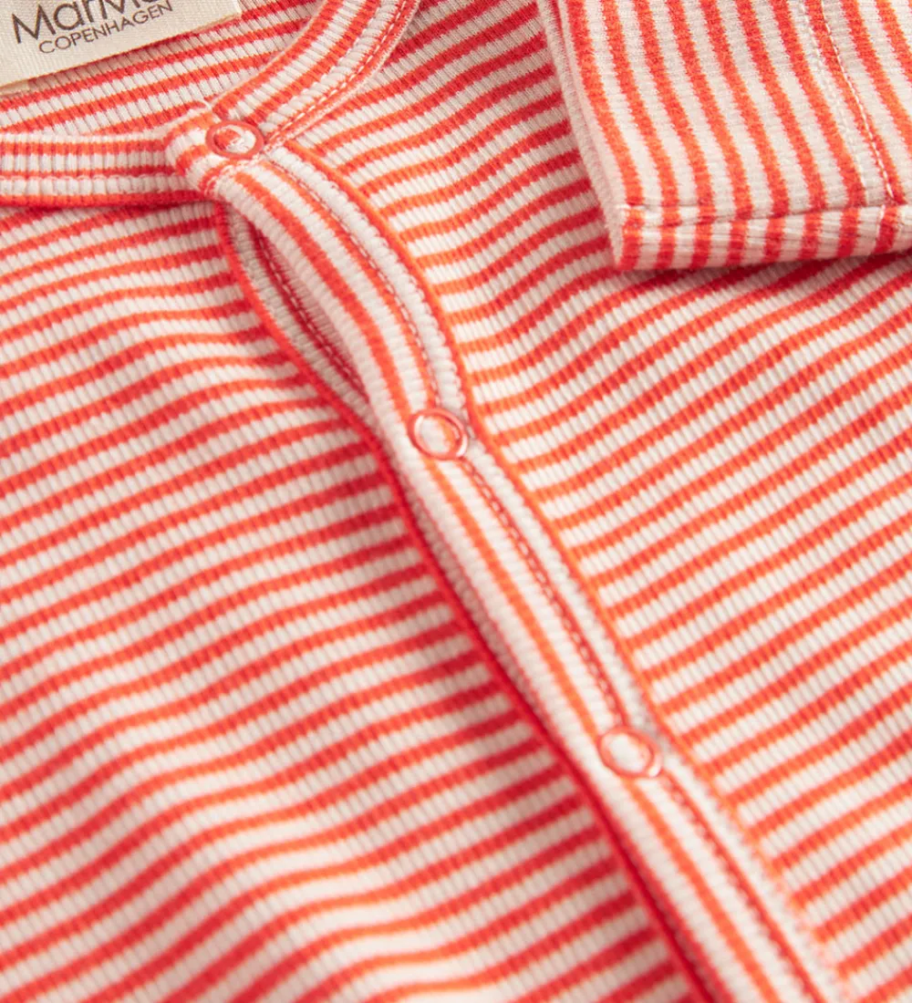 Heldragter-MarMar Heldragt - Rib - Modal - Ruka - Red Stripe