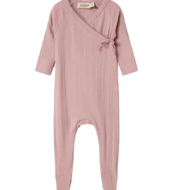 Heldragter-MarMar Heldragt m. Fødder - Modal - Rib - Rubetta - Soft Berry