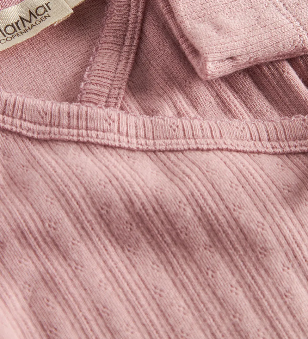 Heldragter-MarMar Heldragt m. Fødder - Modal - Rib - Rubetta - Soft Berry