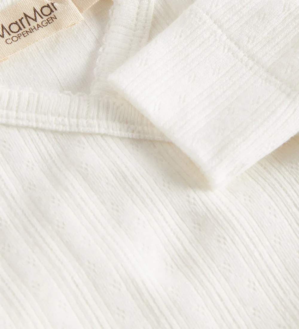 Heldragter-MarMar Heldragt m. Fødder - Rubetta - Rib - Gentle White