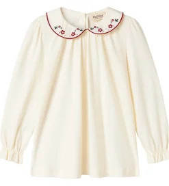 MarMar Kjoler|Juletøj*Kjole - Bomuld/Modal - Tielle - Gentle White
