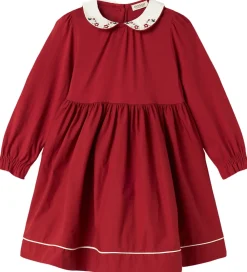 Kjoler|Juletøj-MarMar Kjole - Bomuld/Modal - Dielle - Hibiscus Red