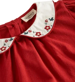 Kjoler|Juletøj-MarMar Kjole - Bomuld/Modal - Dielle - Hibiscus Red