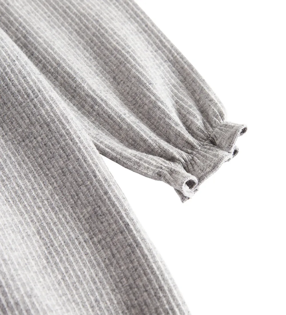 MarMar Kjoler*Kjole - Rib/Modal - Dikte - Light Grey Melange