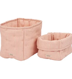 MarMar Kurve|Bokse Og Kasser*Opbevaringskurve - 2-pak - 25x17/20x15 cm - Soft Cheek St