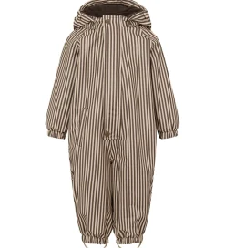 Regntøj-MarMar Regndragt m Fleece - PU - Orion - Brown Stripe