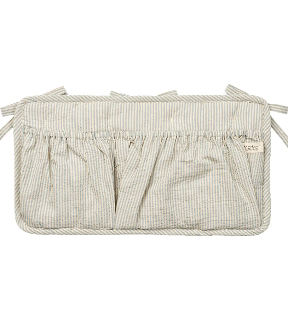 MarMar Sengelommer*Sengelomme - 40x24 cm - Blue Stone Stripe