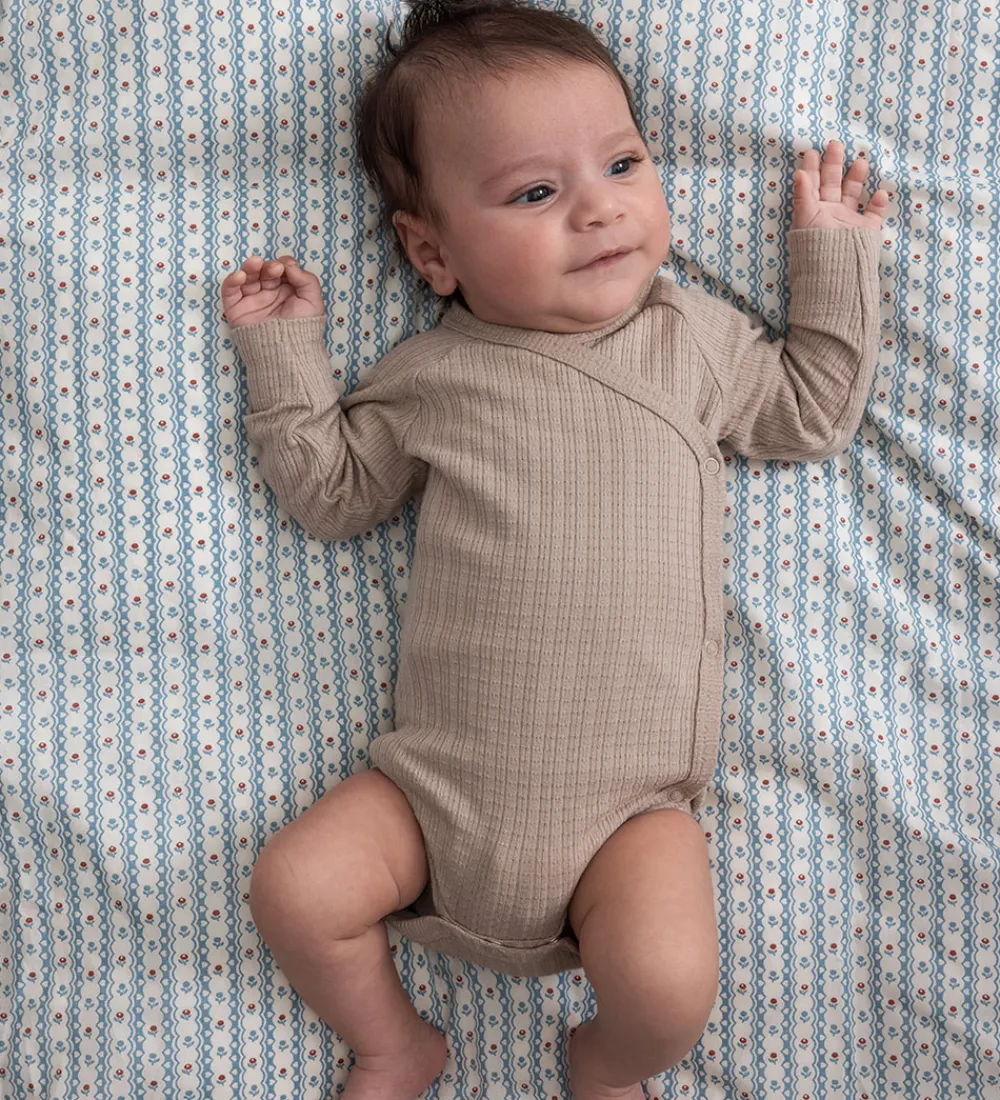 Sengetøj-MarMar Sengetøj - Junior - Floral Stripe