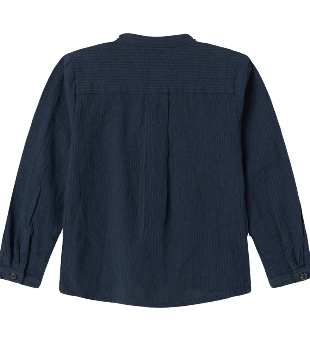 MarMar Skjorter*Skjorte - Torben - Dark Blue Stripe