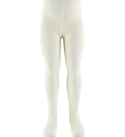 Strømpebukser-MarMar Strømpebukser - Hulmønster - Pointelle - Gentle White
