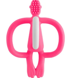 Bideringe-Matchstick Monkey Bidering - Monkey Teething - Pink