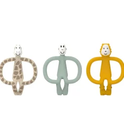 Matchstick Monkey Bideringe|Babylegetøj*Bideringe - 3-pak - Animal Teether Gift Set
