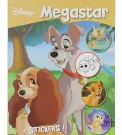 Megastar Malebog*Malebog m. Klistermærker - 128 Sider - Disney