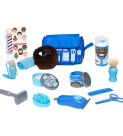 Rolleleg-Melissa & Doug Barber Shop - 16 Dele - Blå