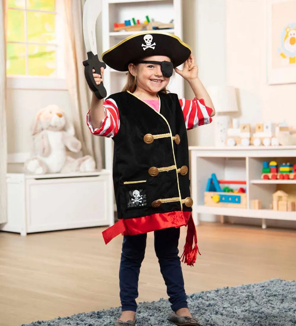 Melissa & Doug Udklædningstøj*Udklædning - Pirat-sæt - 4 Dele