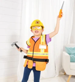 Udklædningstøj-Melissa & Doug Udklædning - Byggearbejder-sæt - 6 Dele