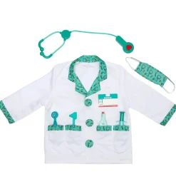 Udklædningstøj-Melissa & Doug Udklædning - Doktor-sæt - 8 Dele