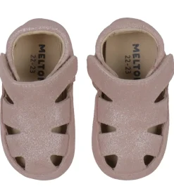 Skindfutter-Melton Ballerina Hjemmesko - Rose Grey