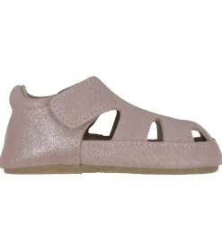 Skindfutter-Melton Ballerina Hjemmesko - Rose Grey