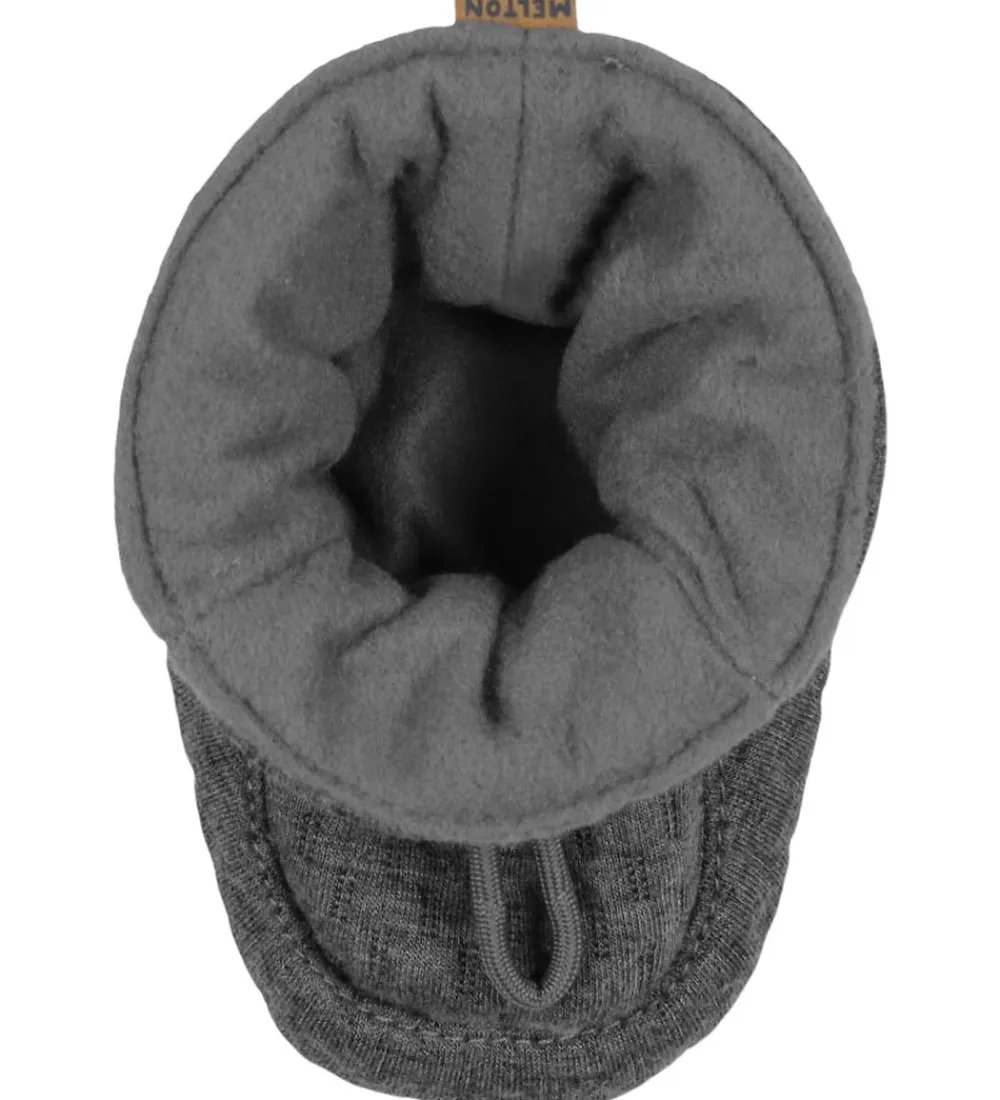 Melton Hjemmesko*Futter - Noos - Medium Grey Melange