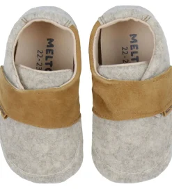 Melton Hjemmesko*Hjemmesko - Beige Melange