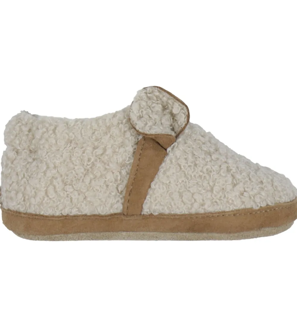 Hjemmesko-Melton Skindfutter - Fuzzy Teddy - Oxford Tan