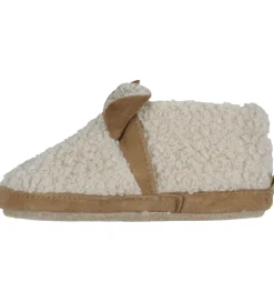 Hjemmesko-Melton Skindfutter - Fuzzy Teddy - Oxford Tan