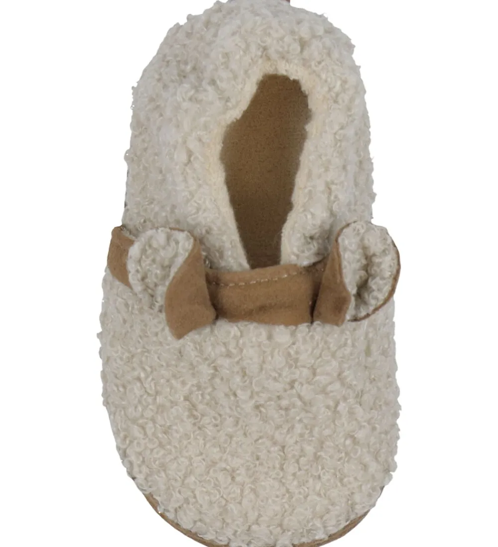 Hjemmesko-Melton Skindfutter - Fuzzy Teddy - Oxford Tan