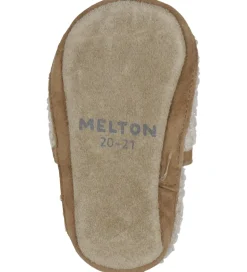 Hjemmesko-Melton Skindfutter - Fuzzy Teddy - Oxford Tan