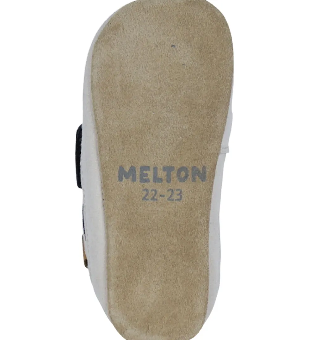 Hjemmesko-Melton Skindfutter - Noos Running Slippers - Marine