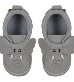 Hjemmesko-Melton Skindfutter - Noos - Elephant - Opal Grey