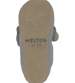 Hjemmesko-Melton Skindfutter - Noos - Elephant - Opal Grey
