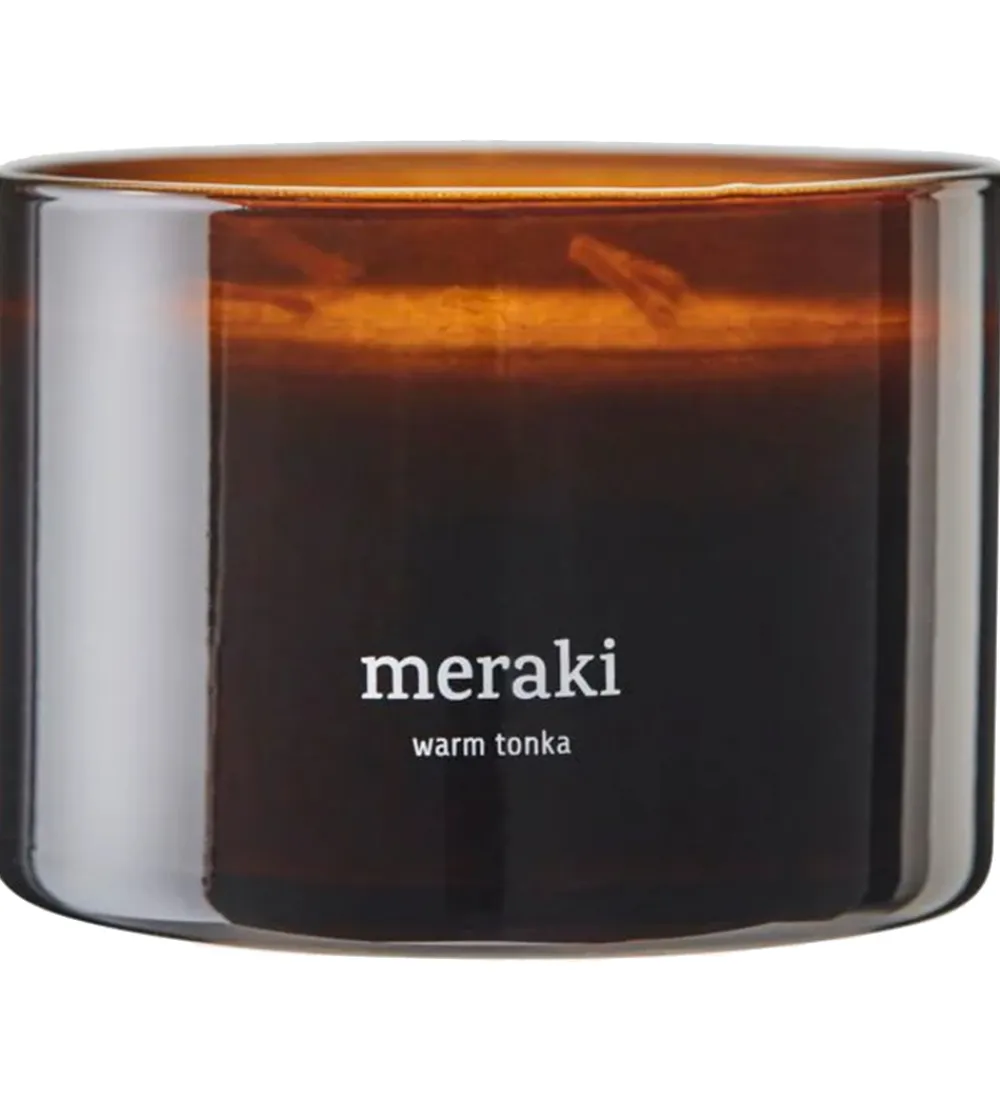 Duftlys-Meraki Duftlys - 340g - Dark Wood