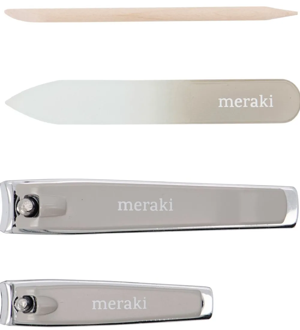 Neglesaks Og Negleklipper-Meraki Neglesæt - 4 dele