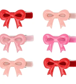 Hårspænder-Meri Meri Hårspænder - 6-pak - Emalje - Sløjfer - 4 cm - Clips