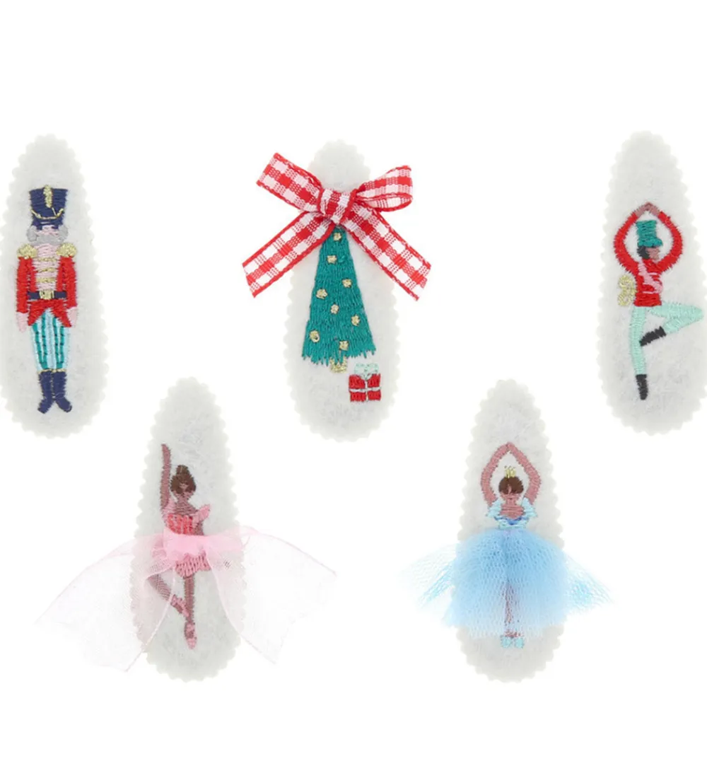 Meri Meri Hårspænder*Hårspænder - 5-pak - Nutcracker
