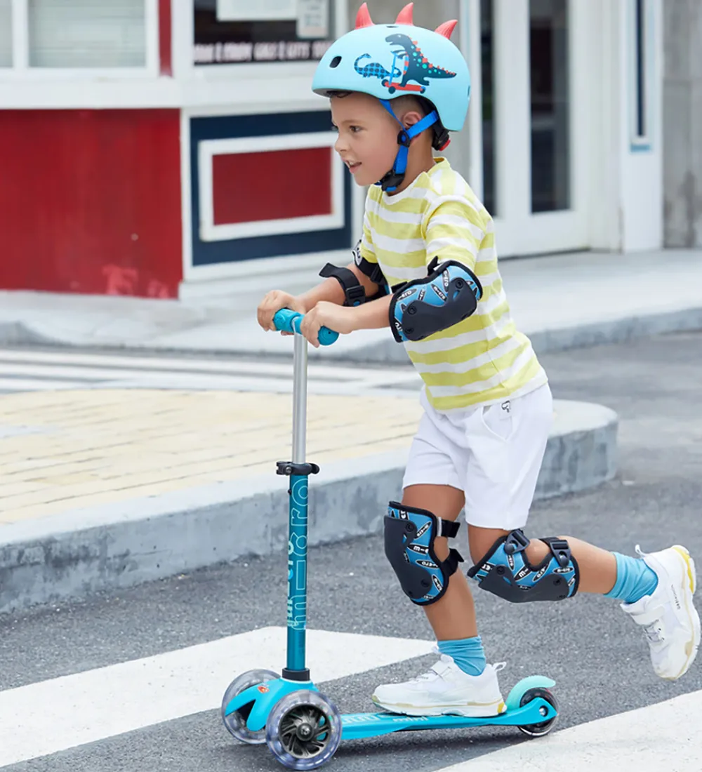 Micro Børnesikkerhed|Cykelhjelme*Hjelm - 3D Scootersaurus