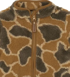 Fleece-Mikk-Line Fleecejakke - Burlwood m. Camouflage